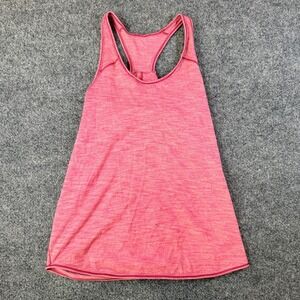 Lululemon Cool Racerback Tank Top Womens S Dusty Rose Stretch Performance READ